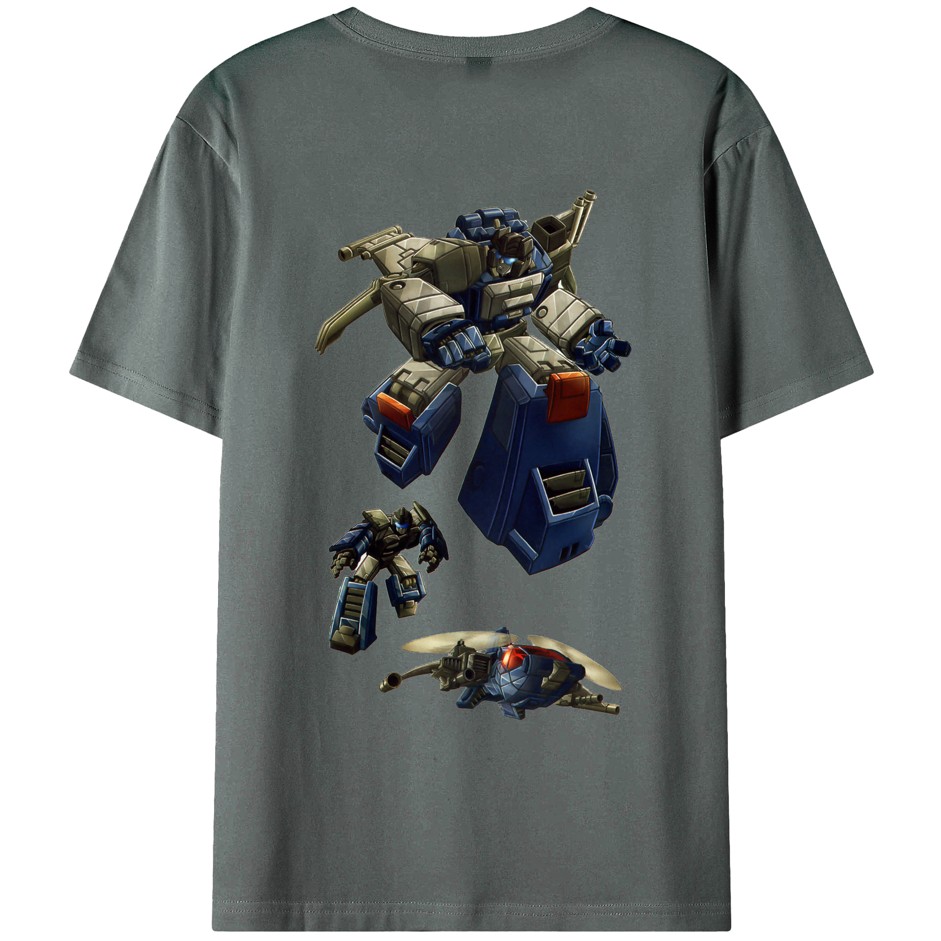 （画像用）  綿100％ メンズ半袖Tシャツ（バックプリント） 通気性